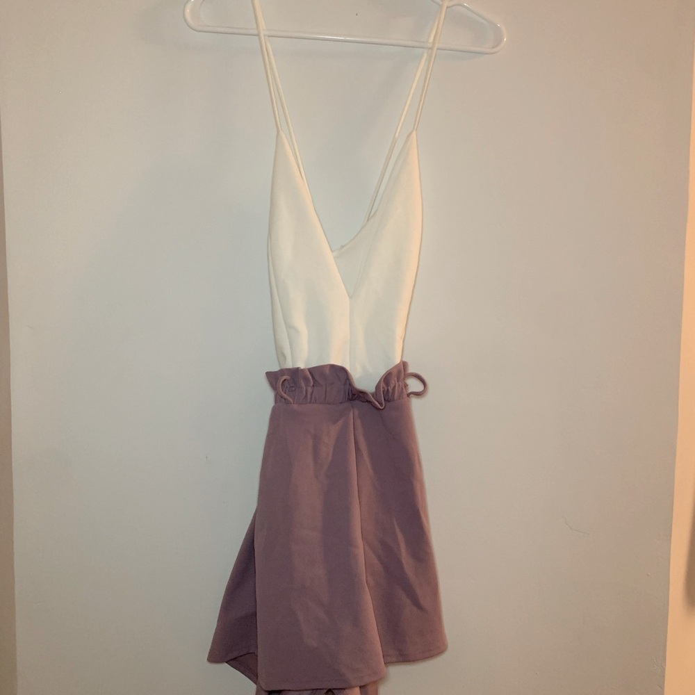 Fashion Nova Backless Shorts Romper